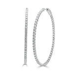 Load image into Gallery viewer, Haley Oval Thin Hoop Earrings

