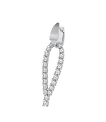 Load image into Gallery viewer, Triangle Diamond Drop Earrings
