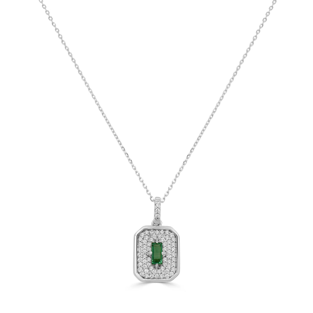 Emerald & Diamond Necklace