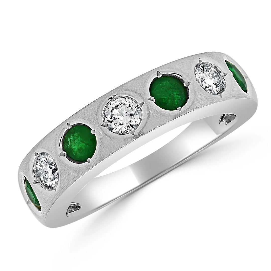 Lily Emerald & Diamond Ring