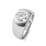Load image into Gallery viewer, Bold OVAL Diamond Solitaire RING
