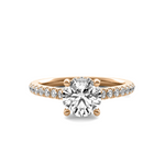 Load image into Gallery viewer, Lily Hidden Halo Diamond Semi Mount
