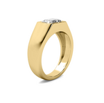 Load image into Gallery viewer, Lab Grown Radiant Solitaire Men's Band
