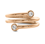 Load image into Gallery viewer, Rosy Diamond Wrap Ring

