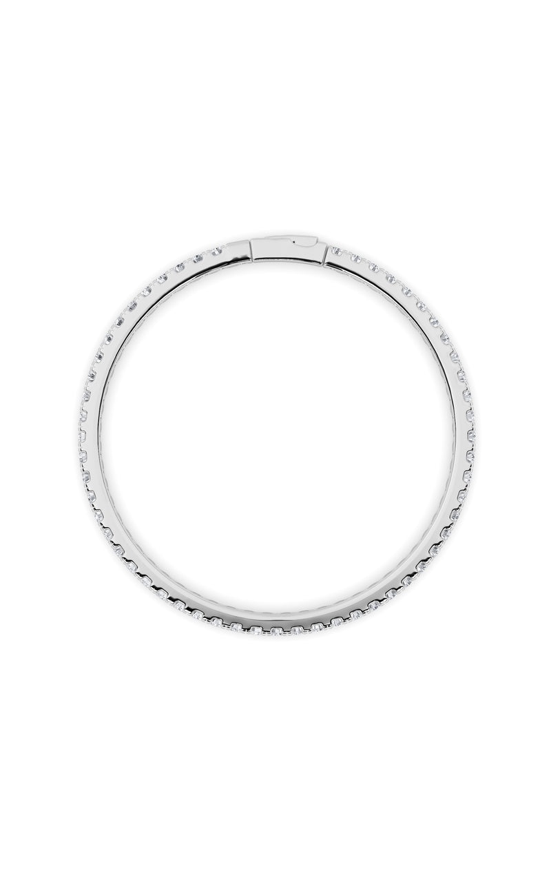 5.5CTW Round Shaped Lab Grown Diamond (GVS)  Bracelet in 14K Gold
