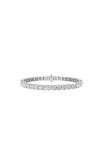 Load image into Gallery viewer, 12CTW Round Shaped Lab Grown Diamond (F/VS) Tennis Bracelet in 14K Gold
