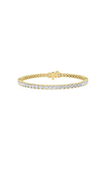 Load image into Gallery viewer, 6CTW Round Shaped Lab Grown Diamond (F/VS) Tennis Bracelet in 14K Gold
