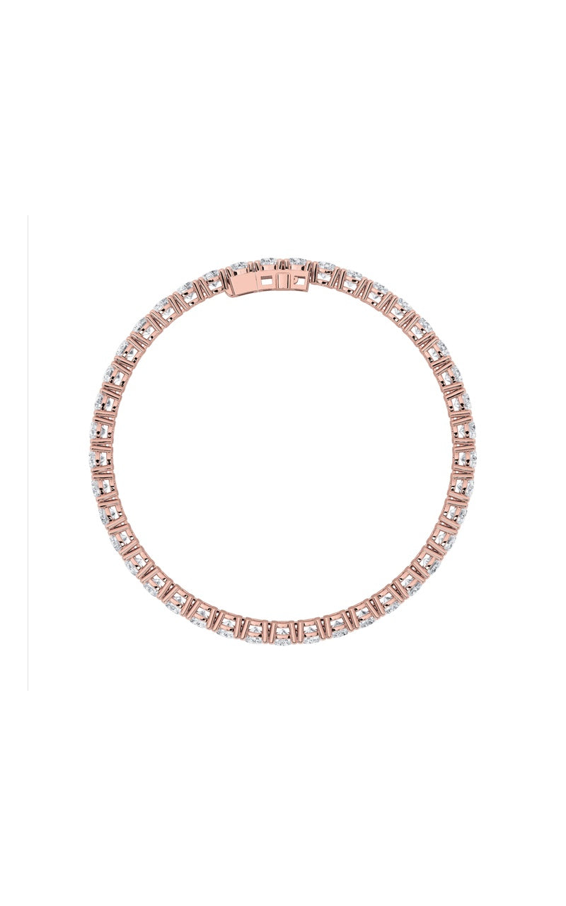 Vs) classic tennis bracelet in 14k gold