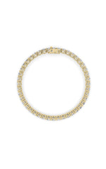 Load image into Gallery viewer, 10CTW Round Shaped Lab Grown Diamond (F/VS) Tennis Bracelet in 14K Gold
