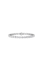 Load image into Gallery viewer, 11CTW Oval Shaped Lab Grown Diamond (F/VS) Bracelet in 14K Gold
