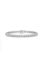 Load image into Gallery viewer, 7CTW Round Shaped Lab Grown Diamond (F/VS)  Bracelet in 14K Gold
