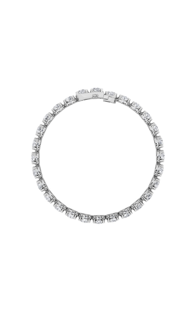 9CTW Round Shaped Lab Grown Diamond (F/VS)  Bracelet in 14K Gold