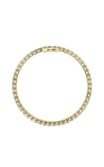 Load image into Gallery viewer, 10CTW Emerald Shaped Lab Grown Diamond (F/VS) East West Line Bracelet in 14K Gold
