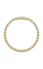 Load image into Gallery viewer, 15CTW Oval Shaped Lab Grown Diamond (F/VS) East West Line Bracelet in 14K Gold
