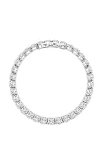 Load image into Gallery viewer, 18.5CTW Oval Shaped Lab Grown Diamond (F/VS) East West Line Bracelet in 14K Gold
