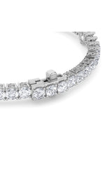 Load image into Gallery viewer, 10CTW Pear Shaped Lab Grown Diamond (F/VS) East West Station Bracelet in 14K Gold

