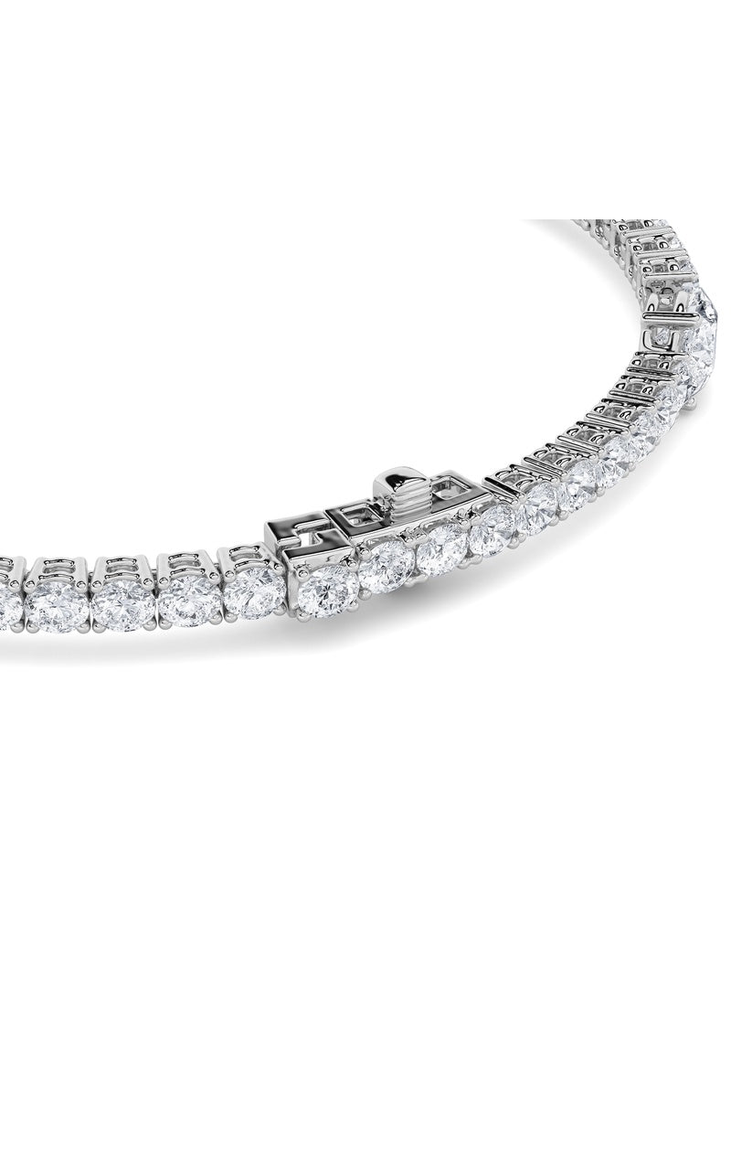 Vs) east west station bracelet in 14k gold