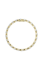 Load image into Gallery viewer, 12CTW Pear Shaped Lab Grown Diamond (F/VS) Fancy Line Bracelet in 14K Gold
