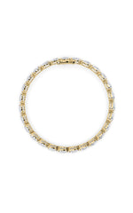 Load image into Gallery viewer, 7CTW Pear Shaped Lab Grown Diamond (F/VS) Fancy Line Bracelet in 14K Gold
