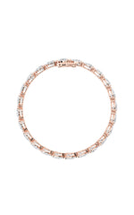 Load image into Gallery viewer, 8CTW Pear Shaped Lab Grown Diamond (F/VS) East West Bracelet in 14K Gold
