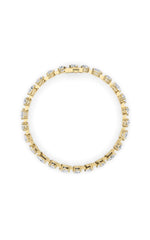 Load image into Gallery viewer, 10.5CTW Mix Shaped Lab Grown Diamond (F/VS) North South Bracelet in 14K Gold
