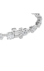 Load image into Gallery viewer, 5CTW Mix Shaped Lab Grown Diamond East &amp; West Bracelet in 14K Gold (F/VS)
