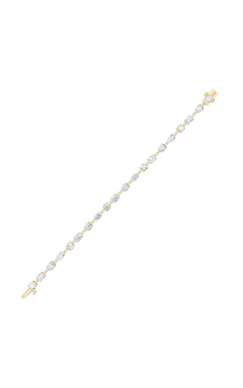 Vs) bracelet in 14k gold