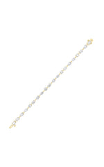 Load image into Gallery viewer, 7CTW Mix Shaped Lab Grown Diamond (F/VS) Bracelet in 14K Gold
