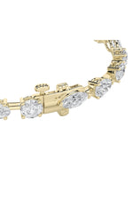 Load image into Gallery viewer, 7CTW Mix Shaped Lab Grown Diamond (F/VS) Bracelet in 14K Gold
