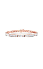 Load image into Gallery viewer, 10.25CTW Round Shaped Lab Grown Diamond (F/VS) Bracelet in 14K Gold
