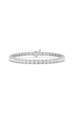 Load image into Gallery viewer, 9CTW Round Shaped Lab Grown Diamond (F/VS) Bracelet in 14K Gold

