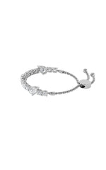 Load image into Gallery viewer, 4.5CTW Pear Shaped Lab Grown Diamond (F/VS) Bolo Bracelet in 14K Gold
