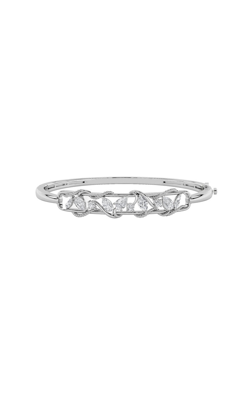 2CTW Pear Shaped Lab Grown Diamond (F/VS) Bracelet in 14K Gold