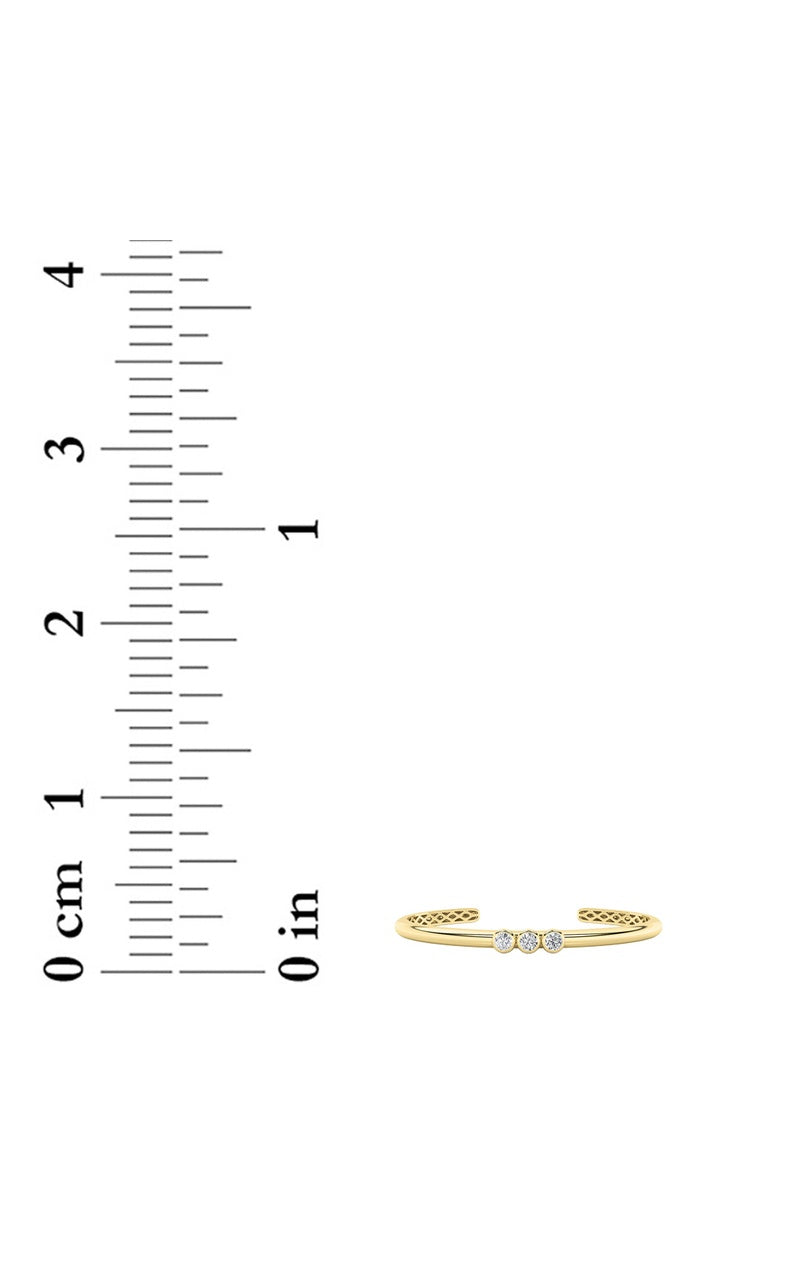 0.75CTW Round Shaped Lab Grown Diamond (G/VS) Bracelet in Silver