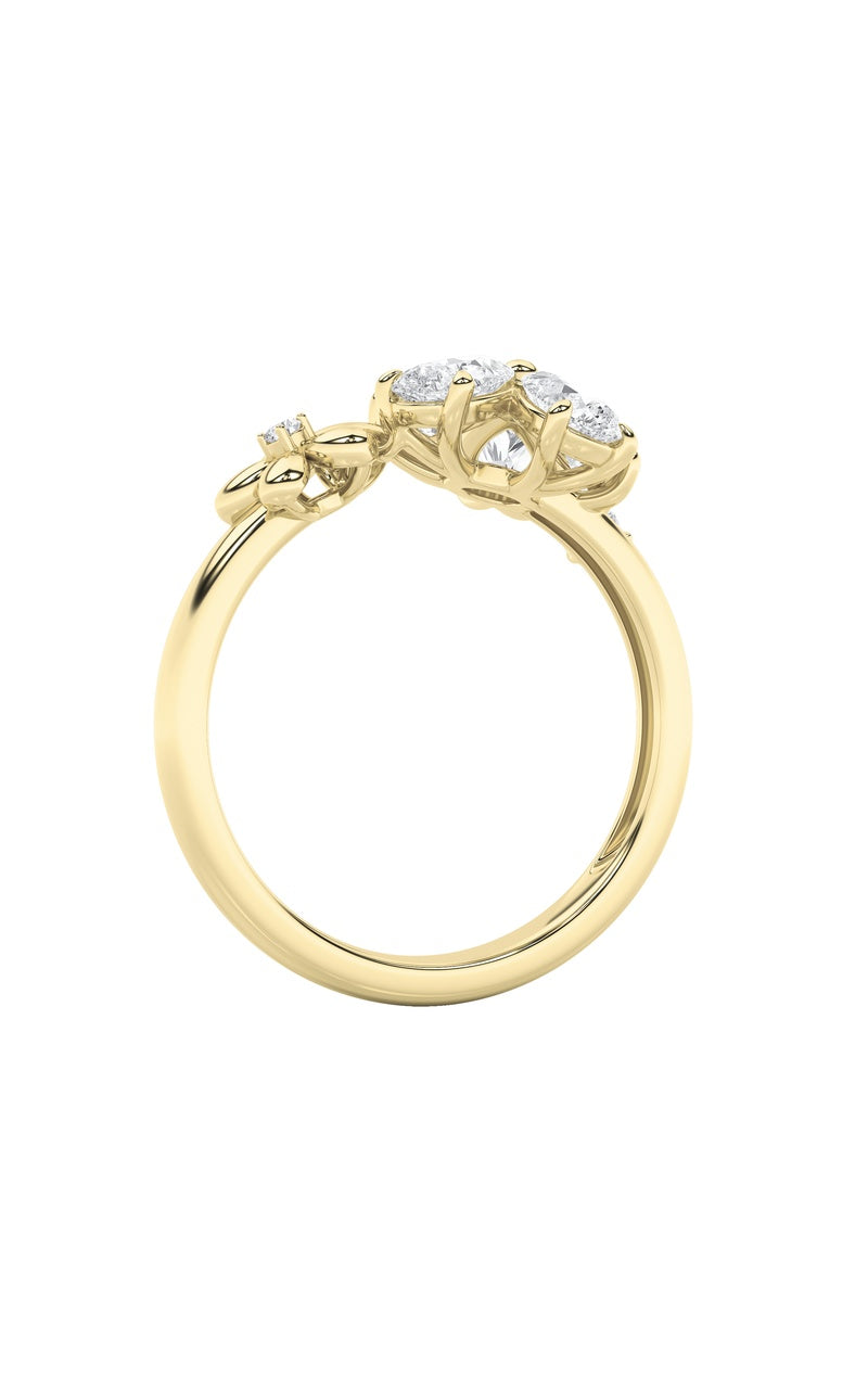 5.4CTW Mix Shaped Lab Grown Diamond (F/VS) Bracelet in 14K Gold