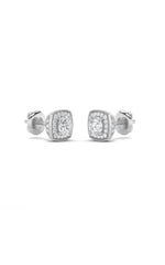 Load image into Gallery viewer, 1CTW Round Shaped Lab Grown Diamond (F/VS) Halo Stud Earrings in 14K Gold
