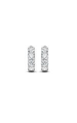 Load image into Gallery viewer, 3CTW Round Shaped Lab Grown Diamond (F/VS) Hoop Earrings in 14K Gold
