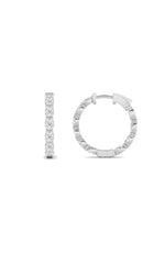 Load image into Gallery viewer, 4CTW Oval Shaped Lab Grown Diamond (F/VS) Earring in 14K White Gold
