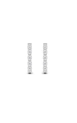 Load image into Gallery viewer, 4CTW Oval Shaped Lab Grown Diamond (F/VS) Earring in 14K White Gold
