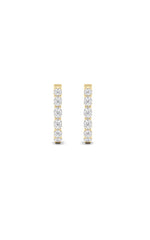 Load image into Gallery viewer, 4CTW Oval Shaped Lab Grown Diamond (F/VS) Earring in 14K White Gold
