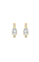 Load image into Gallery viewer, 1.5CTW Pear Shaped Lab Grown Diamond (F/VS) Earring in 14K White Gold
