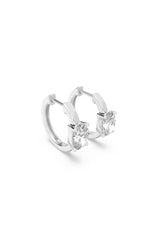 Load image into Gallery viewer, 1.5CTW Oval Shaped Lab Grown Diamond (F/VS) Solitaire Huggie Earrings in 14K Gold
