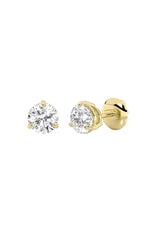 Load image into Gallery viewer, 1CTW Round Shaped Lab Grown Diamond (F/VS) Earring in 14K White Gold
