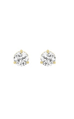 Load image into Gallery viewer, 1CTW Round Shaped Lab Grown Diamond (F/VS) Earring in 14K White Gold
