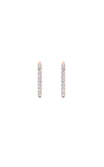 Load image into Gallery viewer, 7CTW Round Shaped Lab Grown Diamond (F/VS) Inside Out Hoop Earrings in 14K Gold
