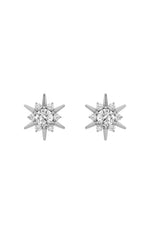 Load image into Gallery viewer, 2CTW Round Shaped Lab Grown Diamond (F/VS) Astralis Earrings in 14K Gold
