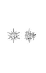 Load image into Gallery viewer, 2CTW Round Shaped Lab Grown Diamond (F/VS) Astralis Earrings in 14K Gold
