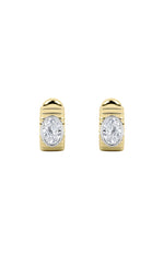Load image into Gallery viewer, 2CTW Oval Shaped Lab Grown Diamond (F/VS) Fashion Earrings in 14K Gold
