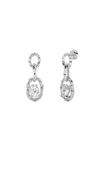 Load image into Gallery viewer, 2CTW Oval Shaped Lab Grown Diamond (G/VS) Earrings in 14K Gold
