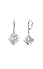 Load image into Gallery viewer, 1CTW Round Shaped Lab Grown Diamond (F/VS) Dangle Fashion Earrings in 14K Gold
